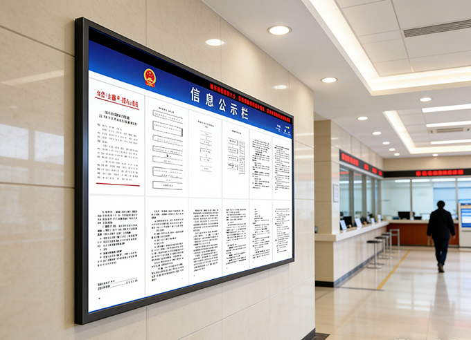 壁挂式信息公示栏